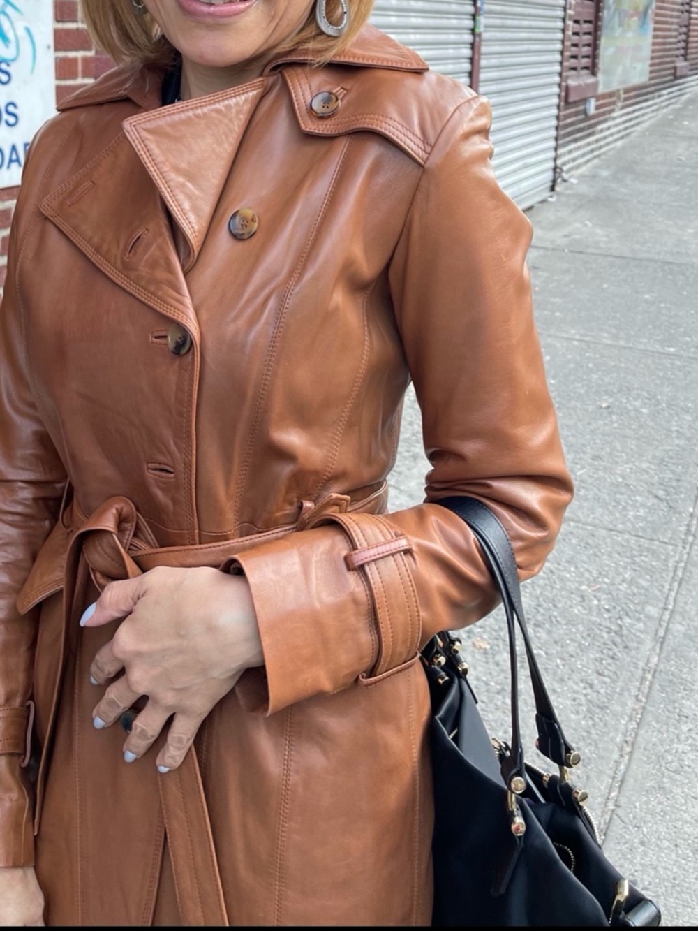 Brown Textured Jacket